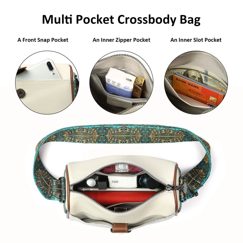 Small Crossbody Purses, Leather Cell Phone Crossbody Bags, Travel V :] - Picture 2 of 7